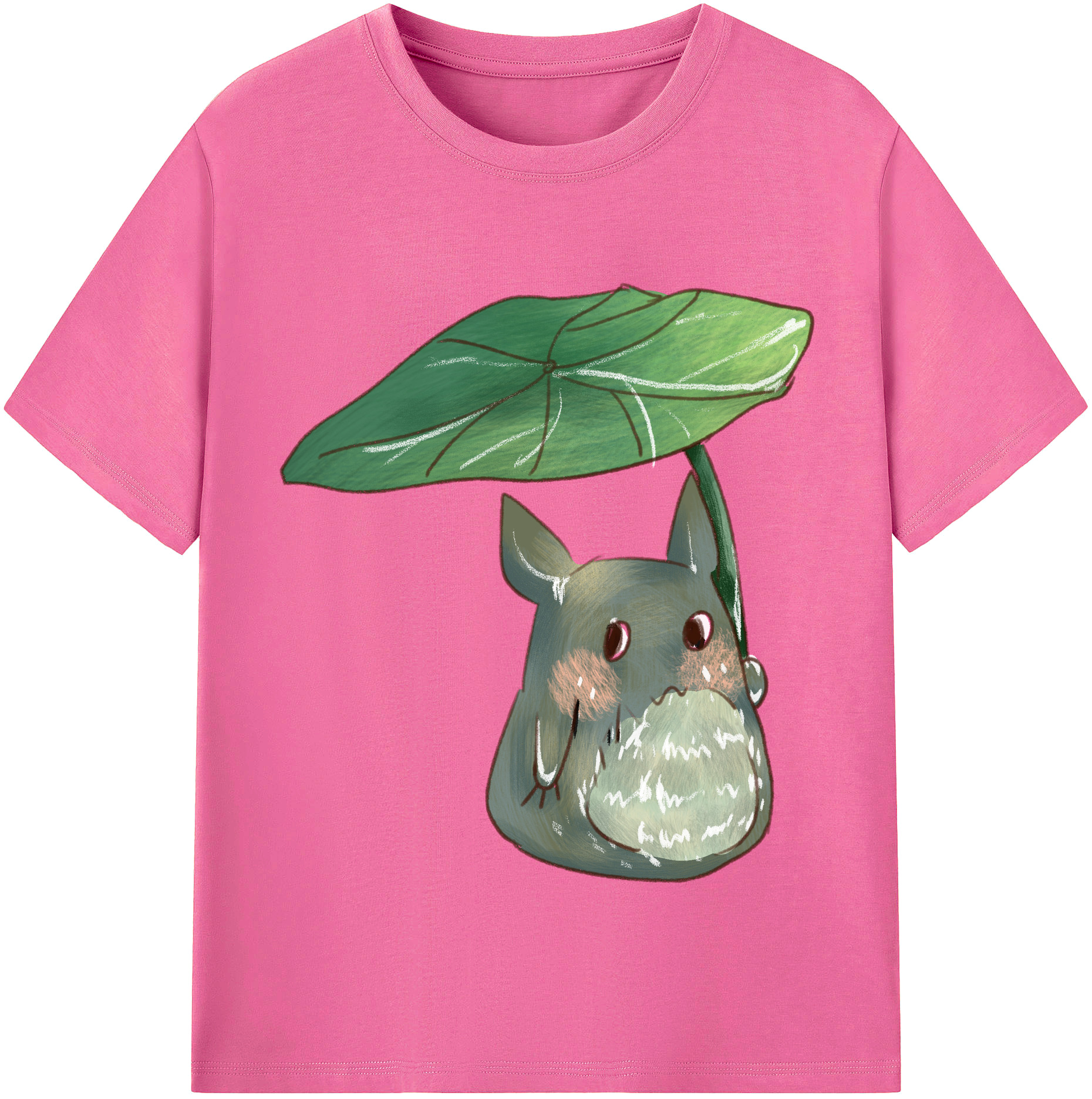 （画像用） となりのトトロ 草壁メイ 草壁サツキ My Neighbor Totoro Satsuki Kusakabe Mei Kusakabe レディースカジュアルプリントTシャツ（綿100％）
